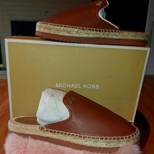 Michael Kors Brown Slip-On Shoes
